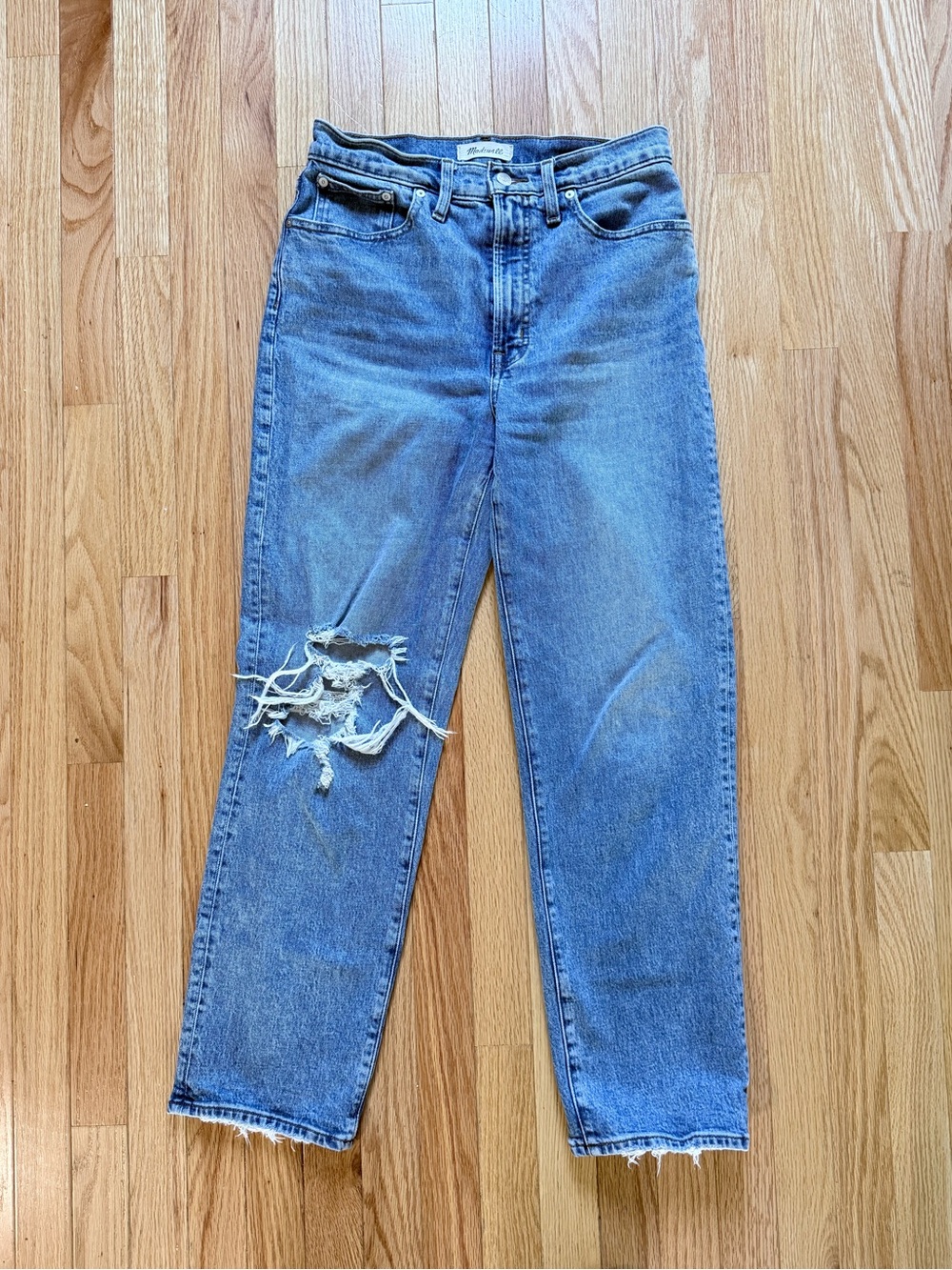 Madewell distressed prefect vintage jeans